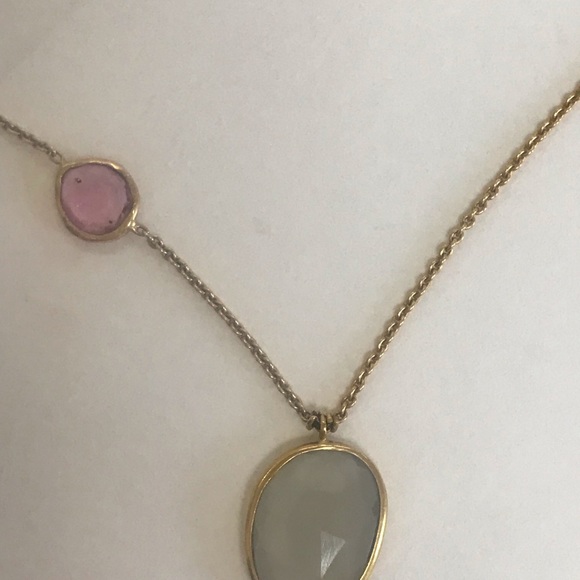 Vintage Pippa Small Aquamarine Tourmaline Necklace - Picture 3 of 6